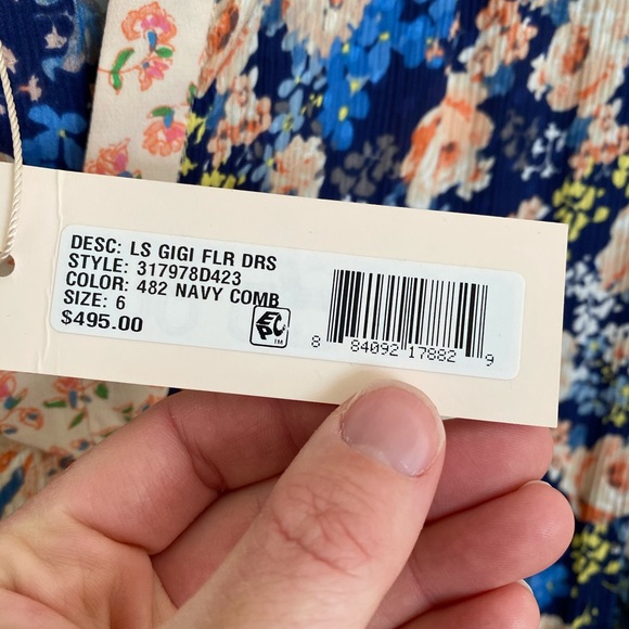 Rebecca Taylor • NWT Gigi Silk Floral Dress - Picture 7 of 8